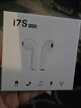 i7S TWS Wireless Earbuds - red/gold